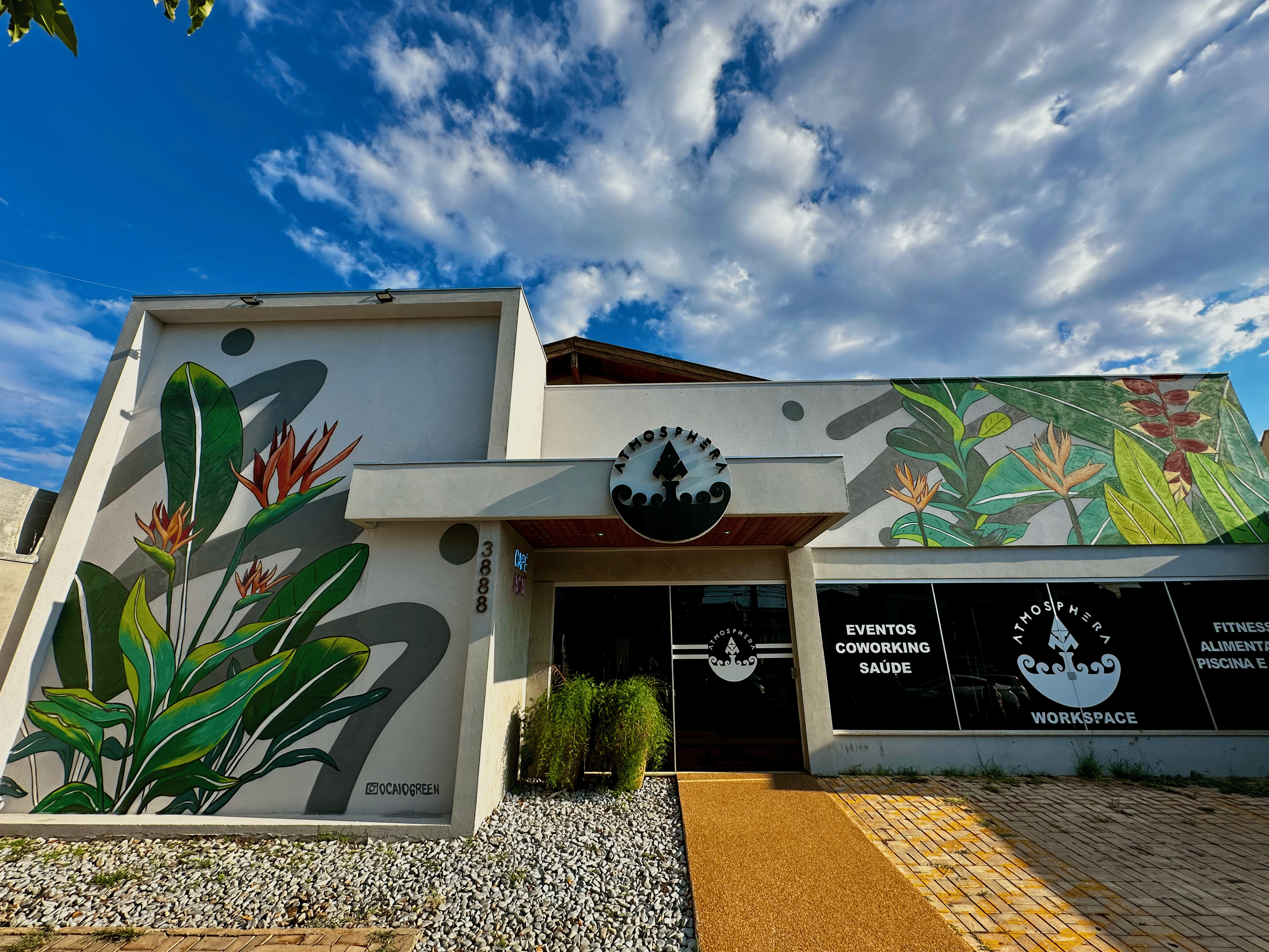 Fachada da Atmosphera Coworking Integrativo em Campo Grande MS